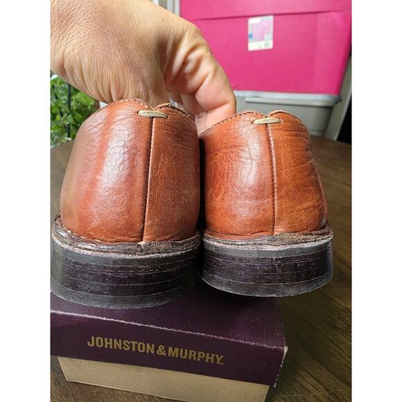 Mens Tommy Bahama Leather Slip On Shoes Sz 13 Split Toe Brown Loafers TB-315 75 - Picture 12 of 16